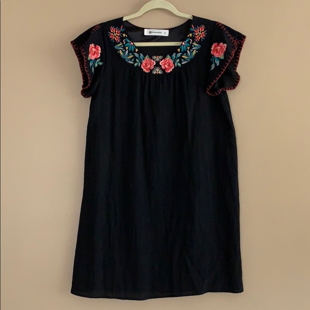 Impeccable Pig Embroidered Dress